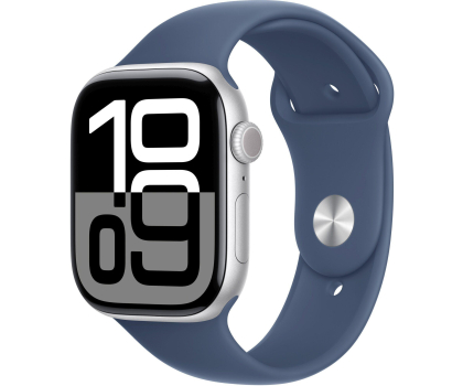 Smartwatch Apple Watch 10 42/Srebrne Aluminum/Niebieski Pasek M/L GPS
